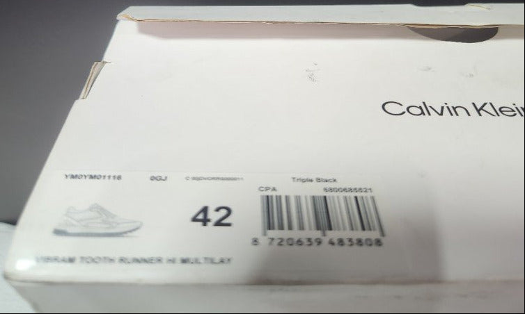Zapatillas Runner Calvin Klein Vibram Tooth Hi Multilay Negro