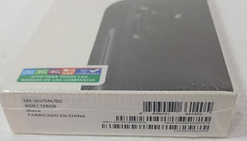 Celular Samsung Galaxy A07 SM-A075M/DS 4GB/128GB Black