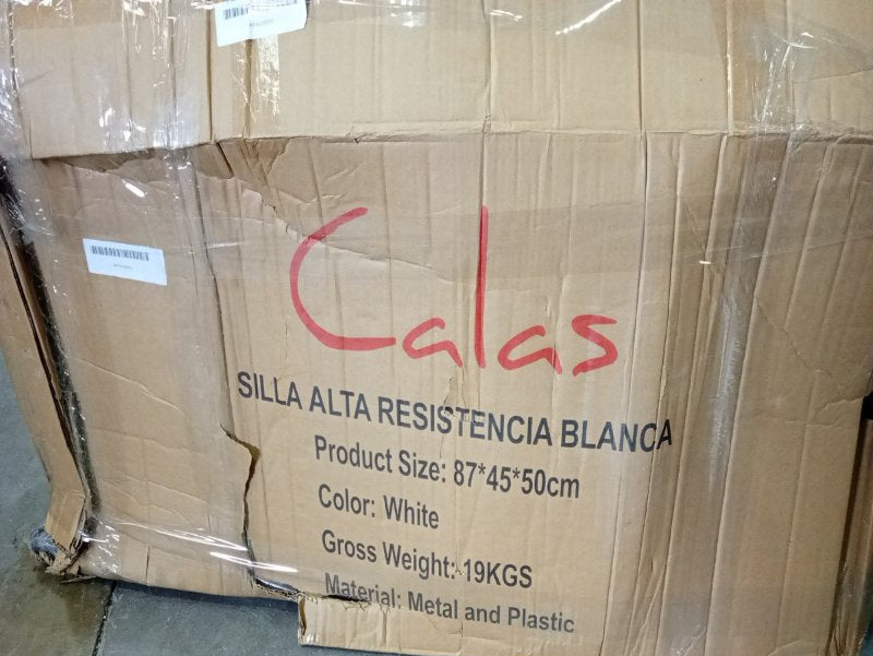 Set de 4 Sillas de Alta Resistencia Calas Blanco