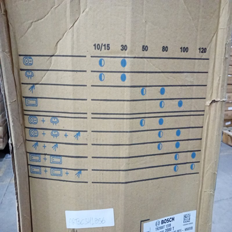 Termo Eléctrico Bosch Tronic 2000 T 120L 2000W, Blanco
