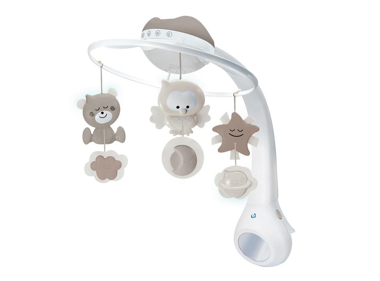 Movil Para Bebe Infantino 3 En 1 Projector Musical Mobile