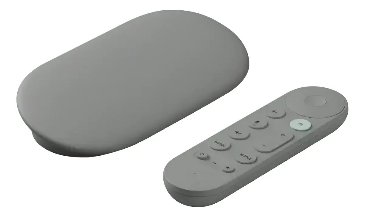 Google TV Streamer 4K Hazel - Dispositivo de transmisión multimedia con 32GB, color gris (GRS6B)