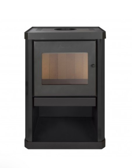 Estufa A Leña Amesti Classic 400 Negro Satinado