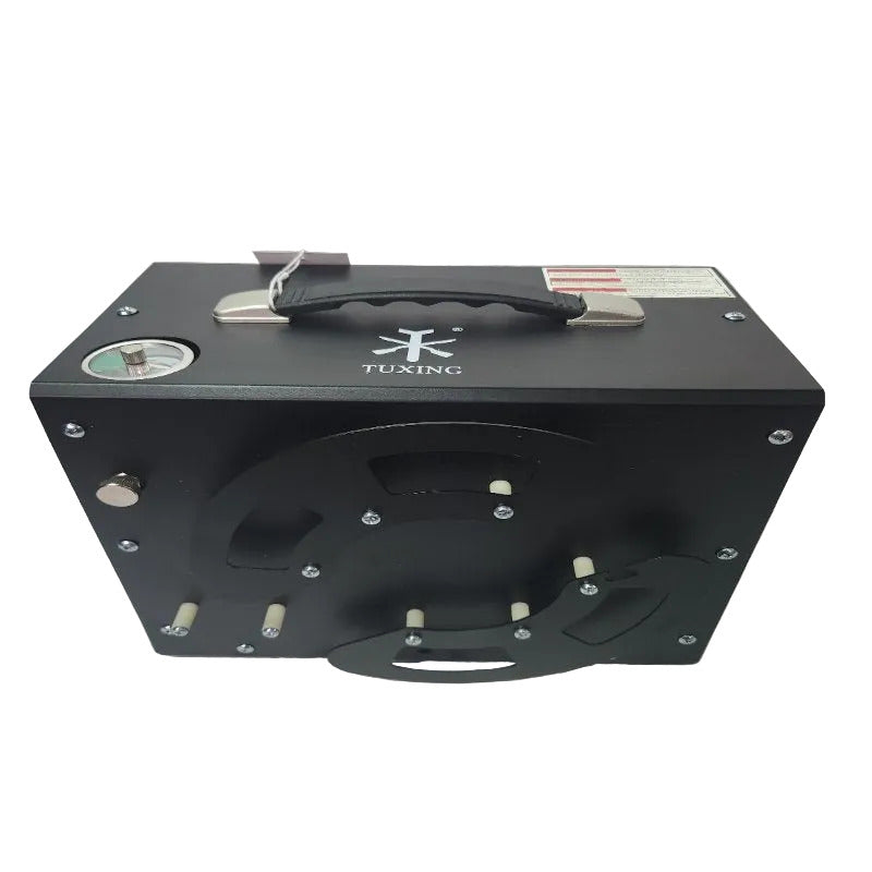 Compresor de aire PCP portátil Tuxing 4500 PSI 12V, Negro
