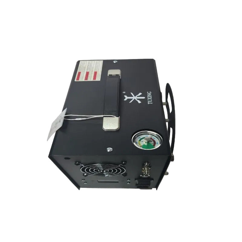 Compresor de aire PCP portátil Tuxing 4500 PSI 12V, Negro
