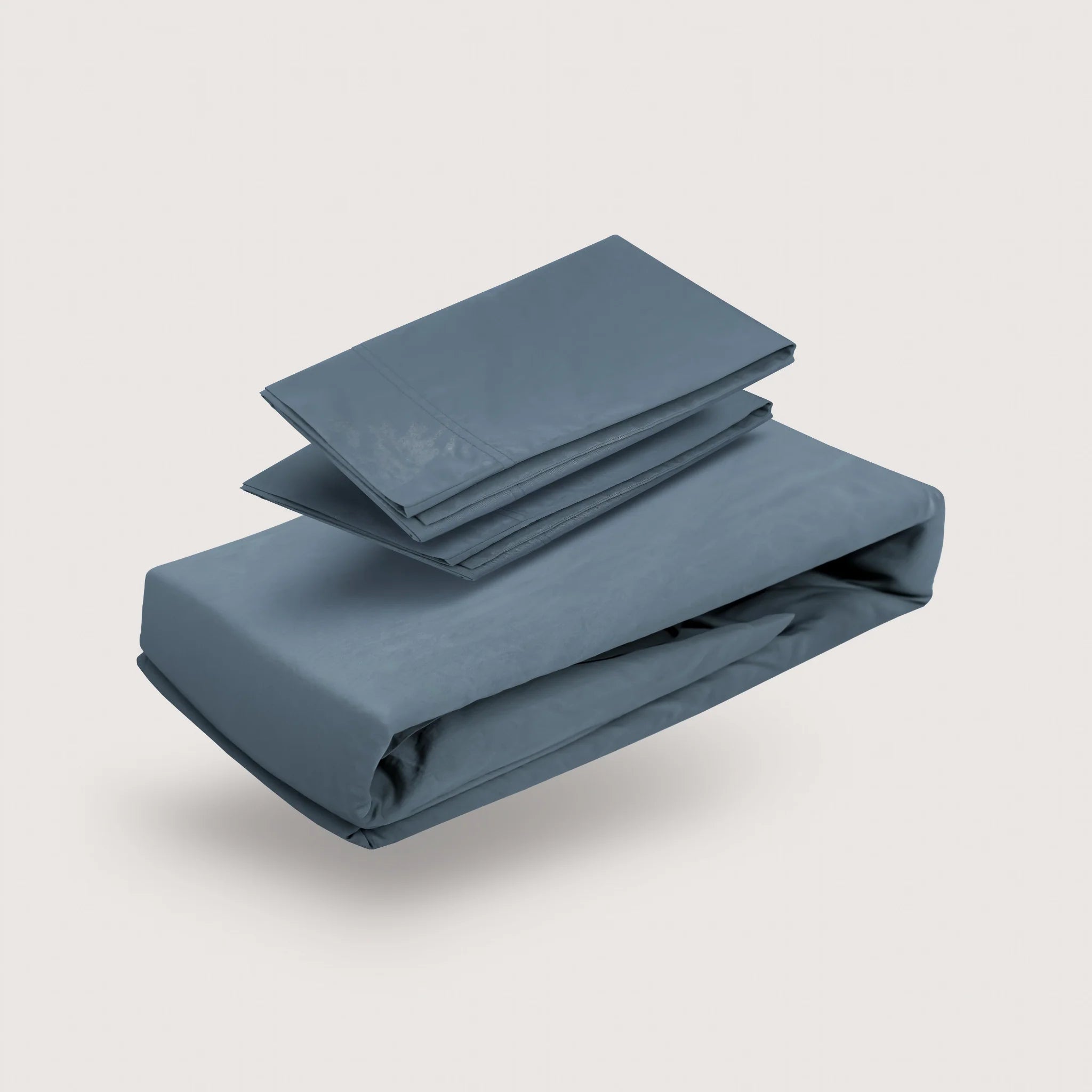 Set Funda de Plumón Hypnos Algodón Lavado 1.5 Plaza, Azul Oscuro