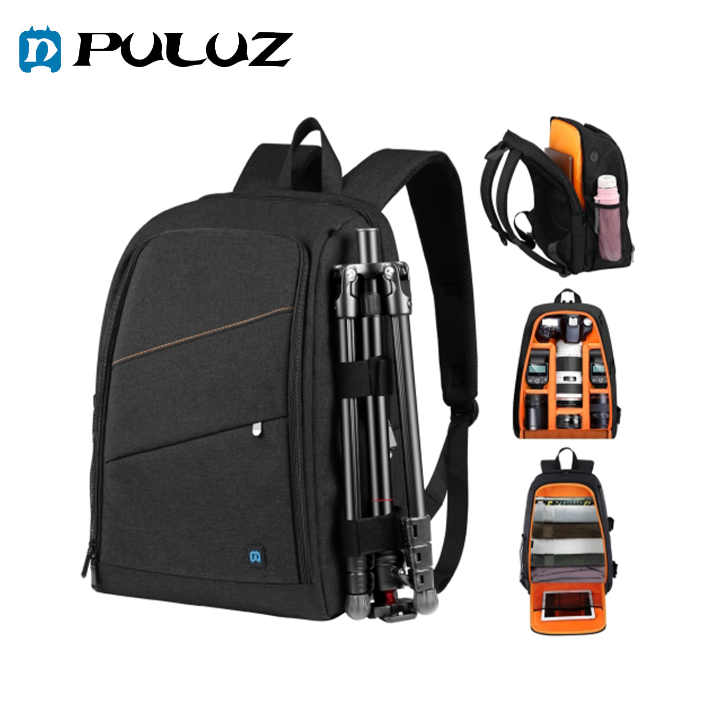 Mochila para Cámara Fotográfica Puluz PU5011, Negro