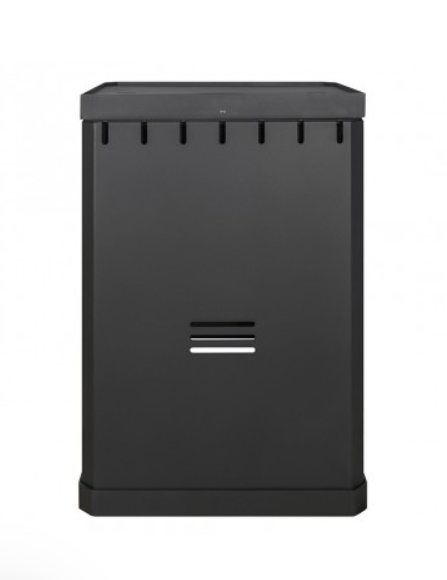 Estufa A Leña Amesti Classic 400 Negro Satinado