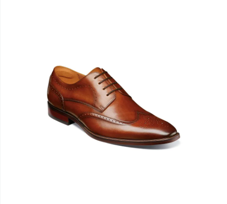 Zapato Formal Cuero Florsheim Sorrento Wt Ox Cafe 43.5 Masculino