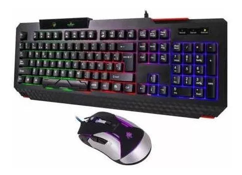 Teclado  Ultra Game Storm Con Luz Led Negro