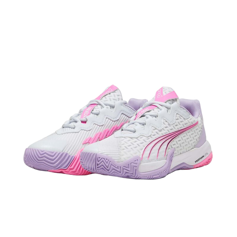 Zapatillas Nova Elite Puma Silver Mist-Blanco-Vivid Violet 37.5 Femenino