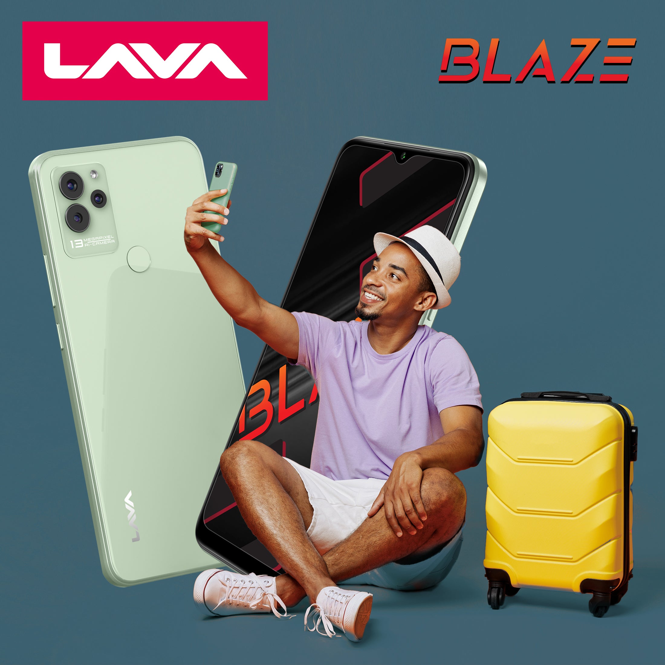 Celular Blaze Lava Lzx407  4g 64gb / 4gb Ram Verde