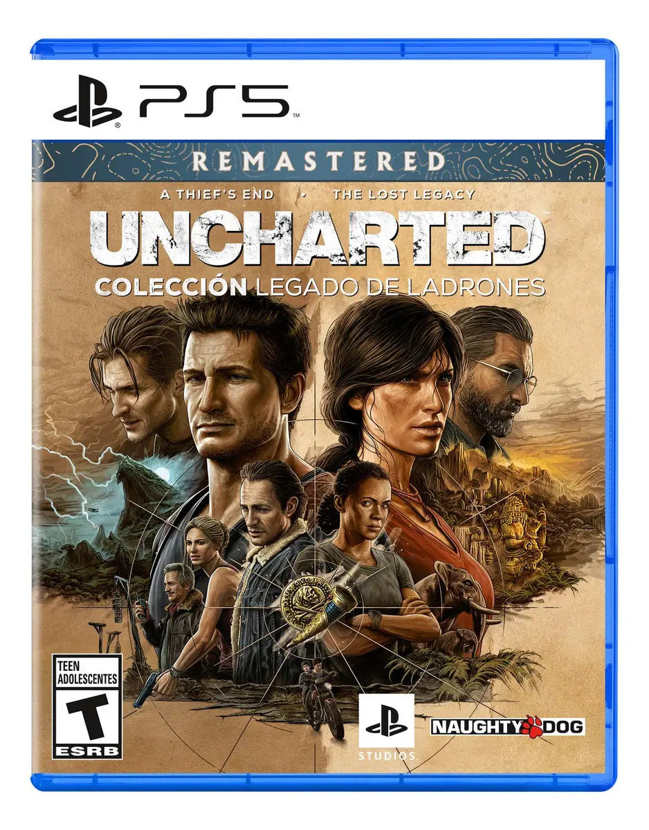 Juego CD PS5 Uncharted Colección Legado de Ladrones Remastered