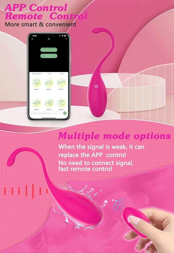 BOLAS KEGEL CON CONTROL APP FOLOVE SMART BALLS ROSADO