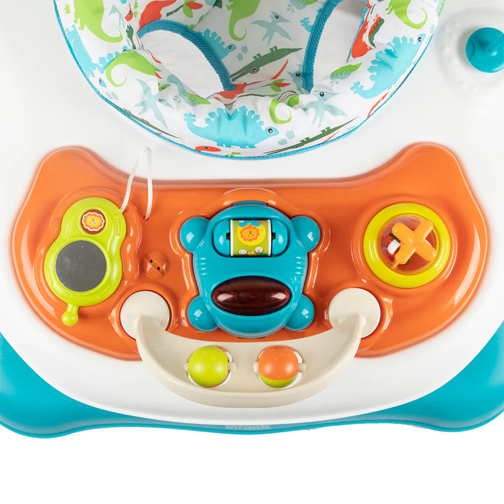 Andador 5 en 1 Infantil Baby Walker Blanco con Azul