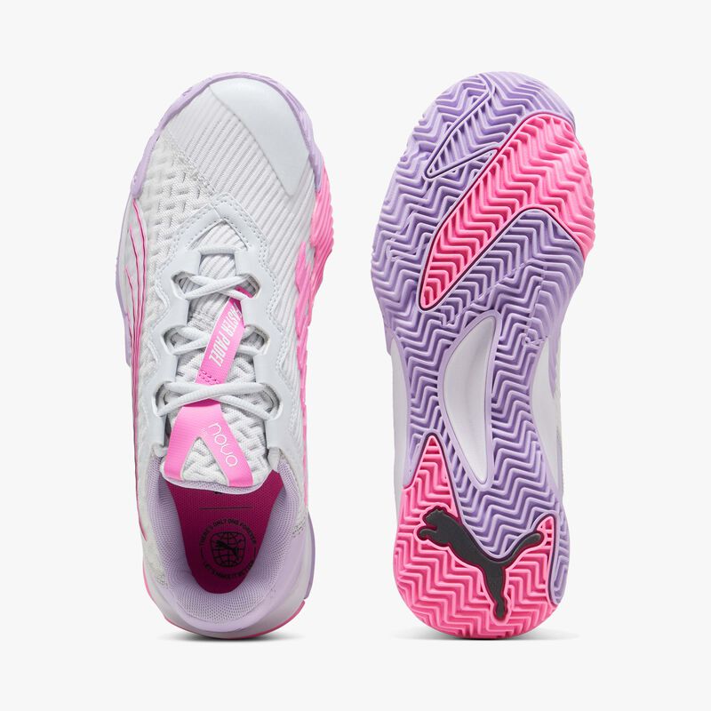 Zapatillas Nova Elite Puma Silver Mist-Blanco-Vivid Violet 37.5 Femenino