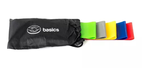 Set De 5 Bandas Elasticas Basics De Resistencia