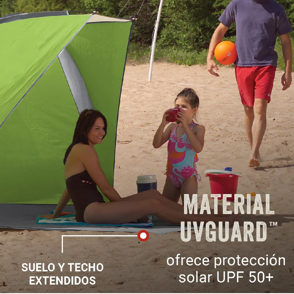 Carpa de Playa Coleman para 2 Personas con Protección UPF 50+