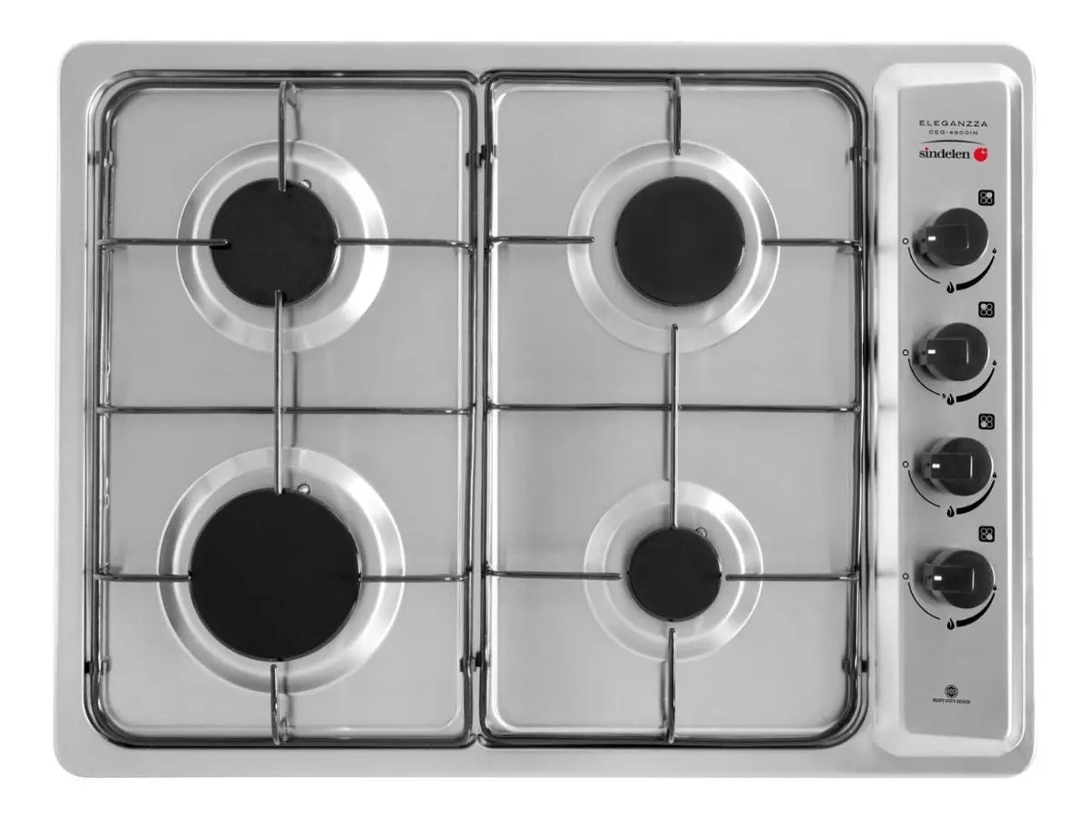 Encimera a Gas Sindelen CEG-4600IN Inoxidable 4 Platos