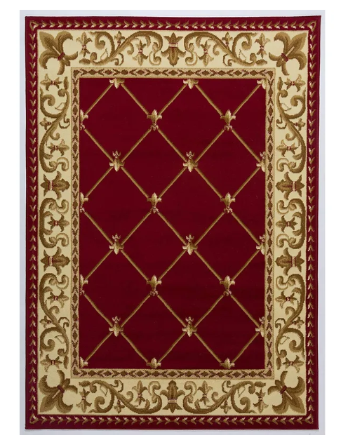 Alfombra King Moda Alfombras Kashan King Maroon/Beige 244x305cm