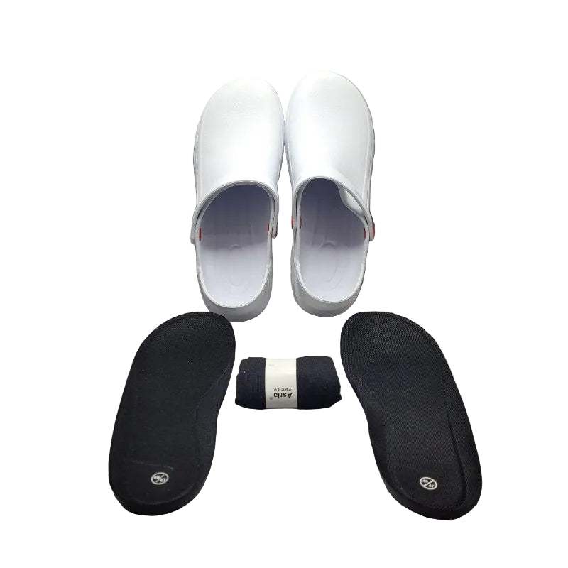 Zapatos De Seguridad De Cocina M-Boya Chef Blanco 46/47