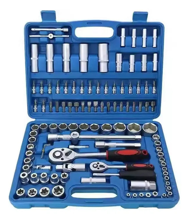 Maleta Dados Tubo 1/4 Y 1/2 Tools Tn0305 / Profesional Gris 108pcs