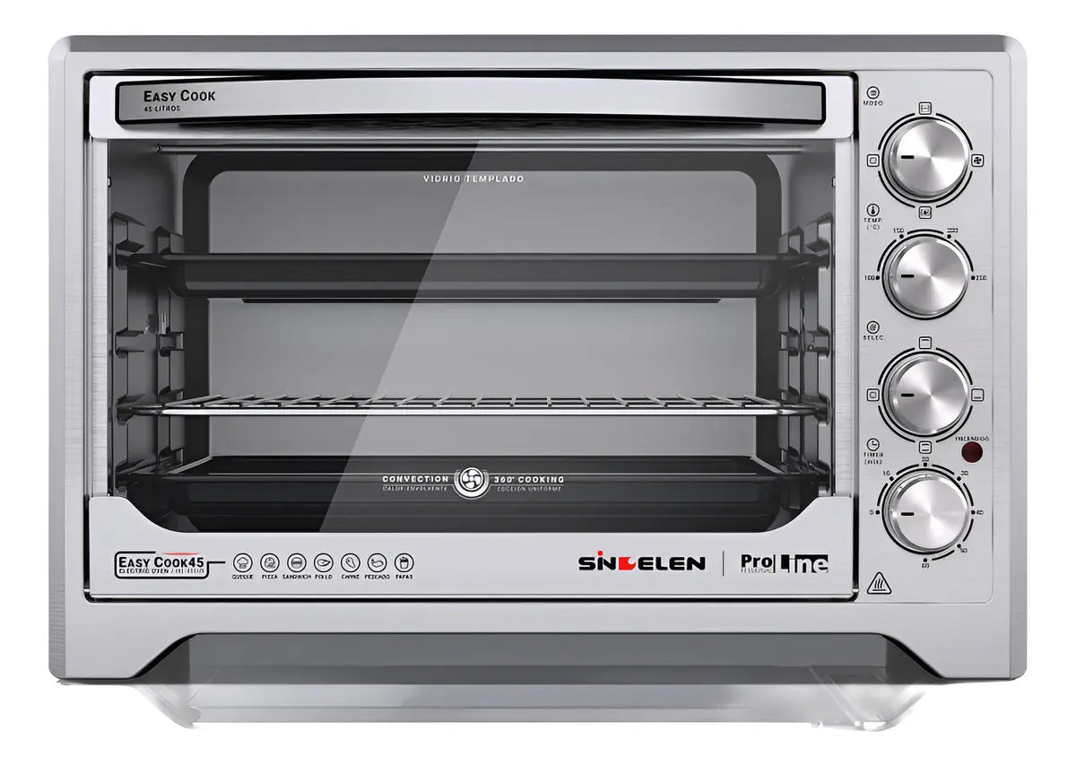 Horno Eléctrico Sindelen HE-450IN Easycook45 Inox 45 Litros