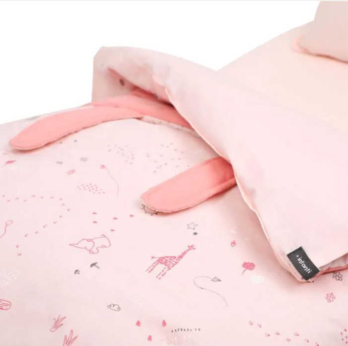 Set De Cuna Infanti Playard Rosado Xxx