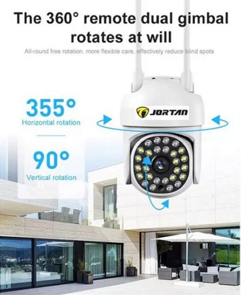 Camara Ip Jortan De 8 Led 360 De Vigilancia 8160