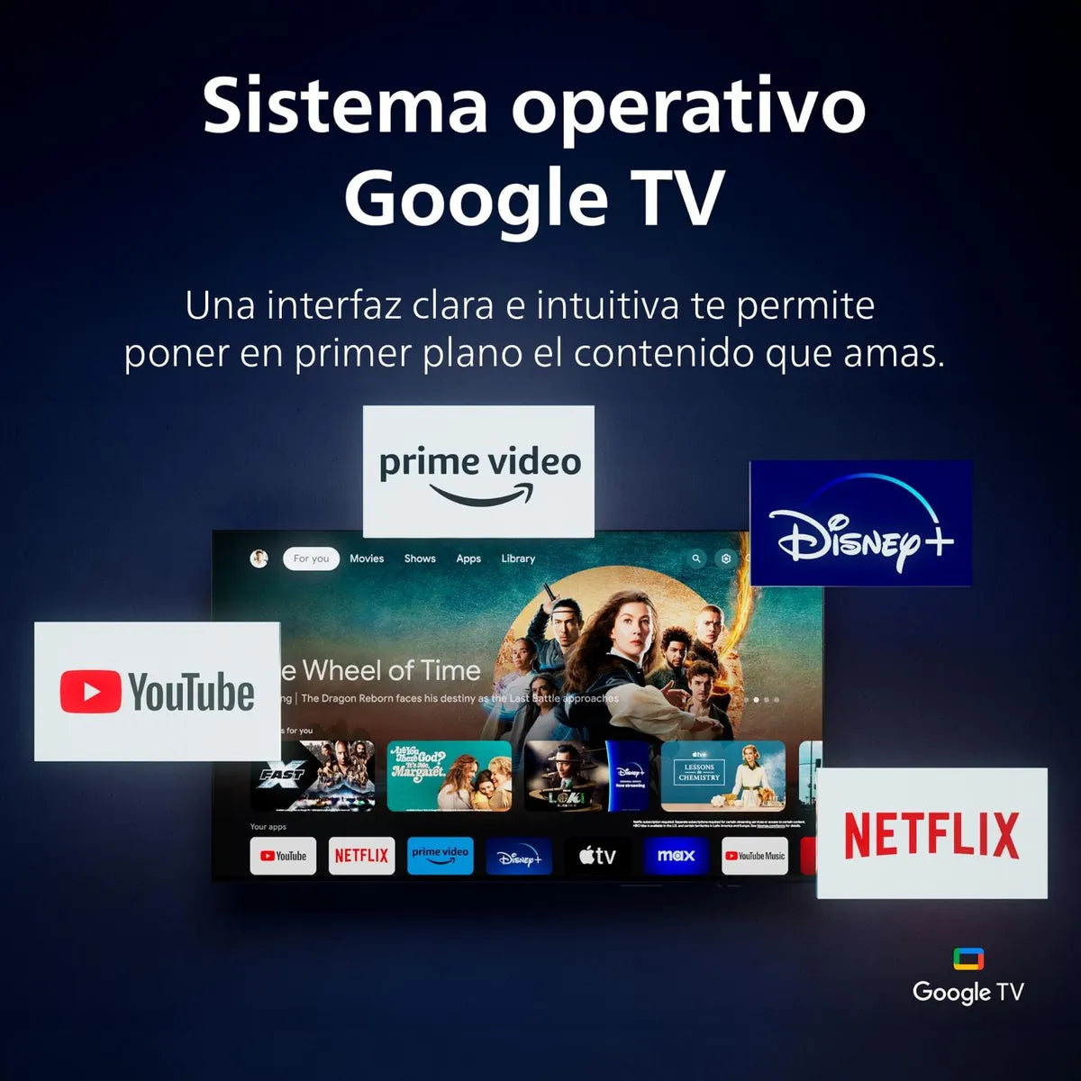 Smart TV LED Ultra HD 4K Philips 50PUD7019, 50 pulgadas