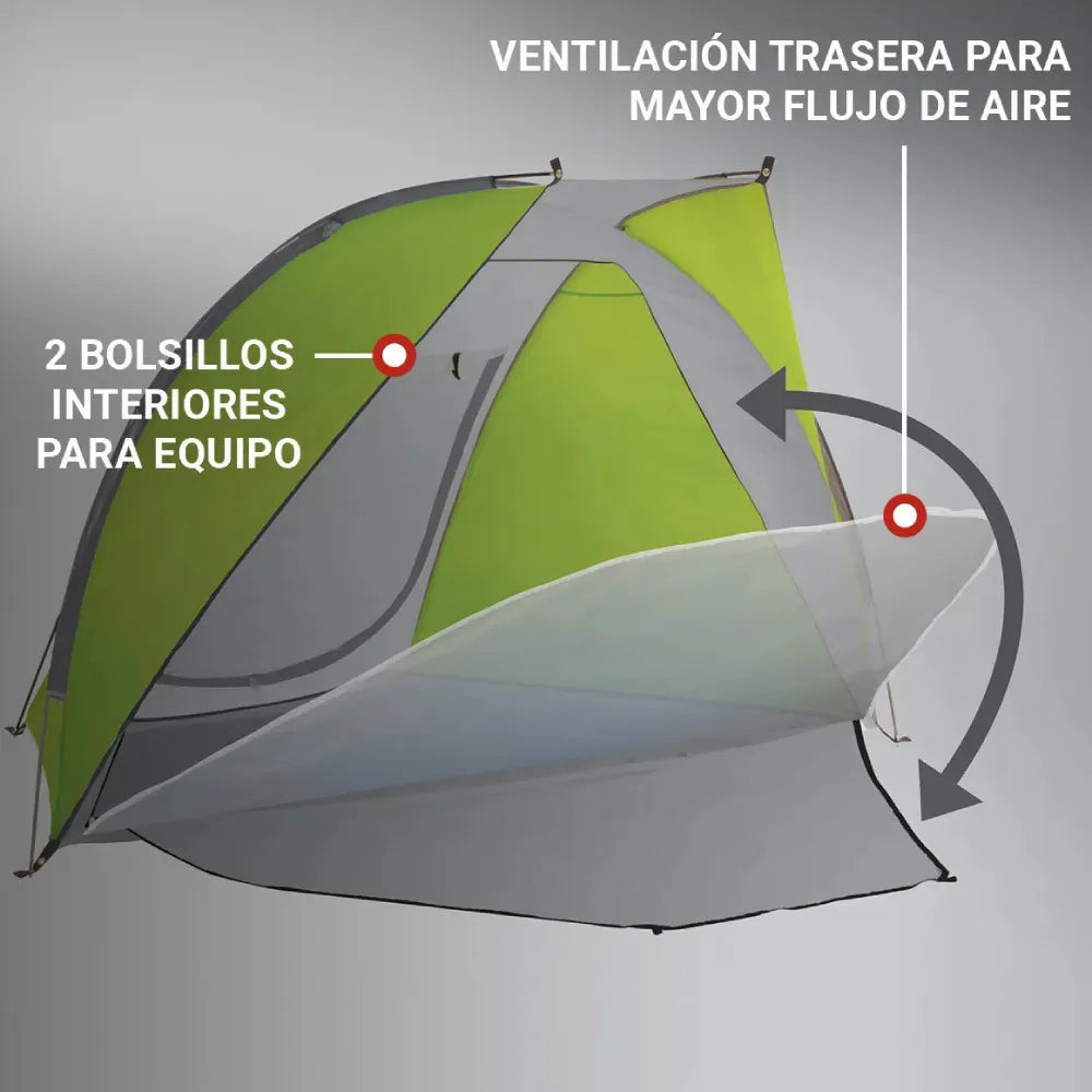 Carpa de Playa Coleman para 2 Personas con Protección UPF 50+