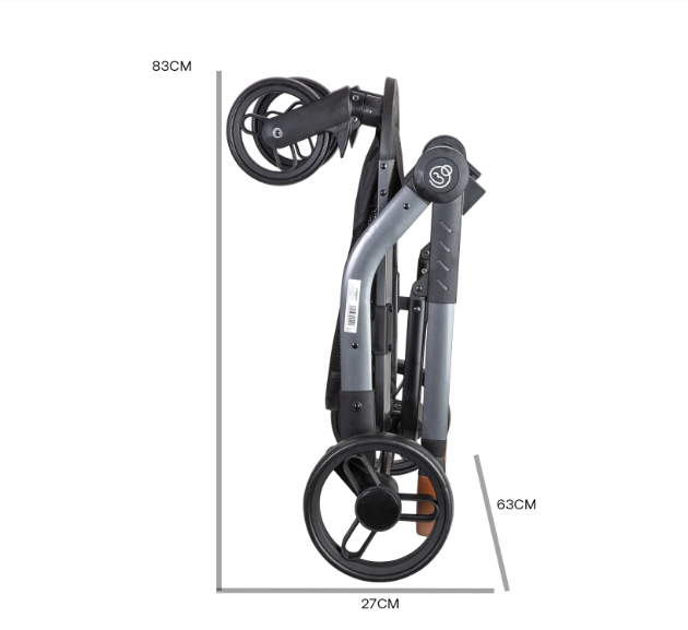 Coche + Silla Bebesit Travel System Taurus 5559 Gris
