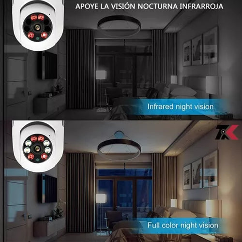 Camara Smart Hd Vision Nocturna Generico Wifi Remoto Home Monitor 360|°