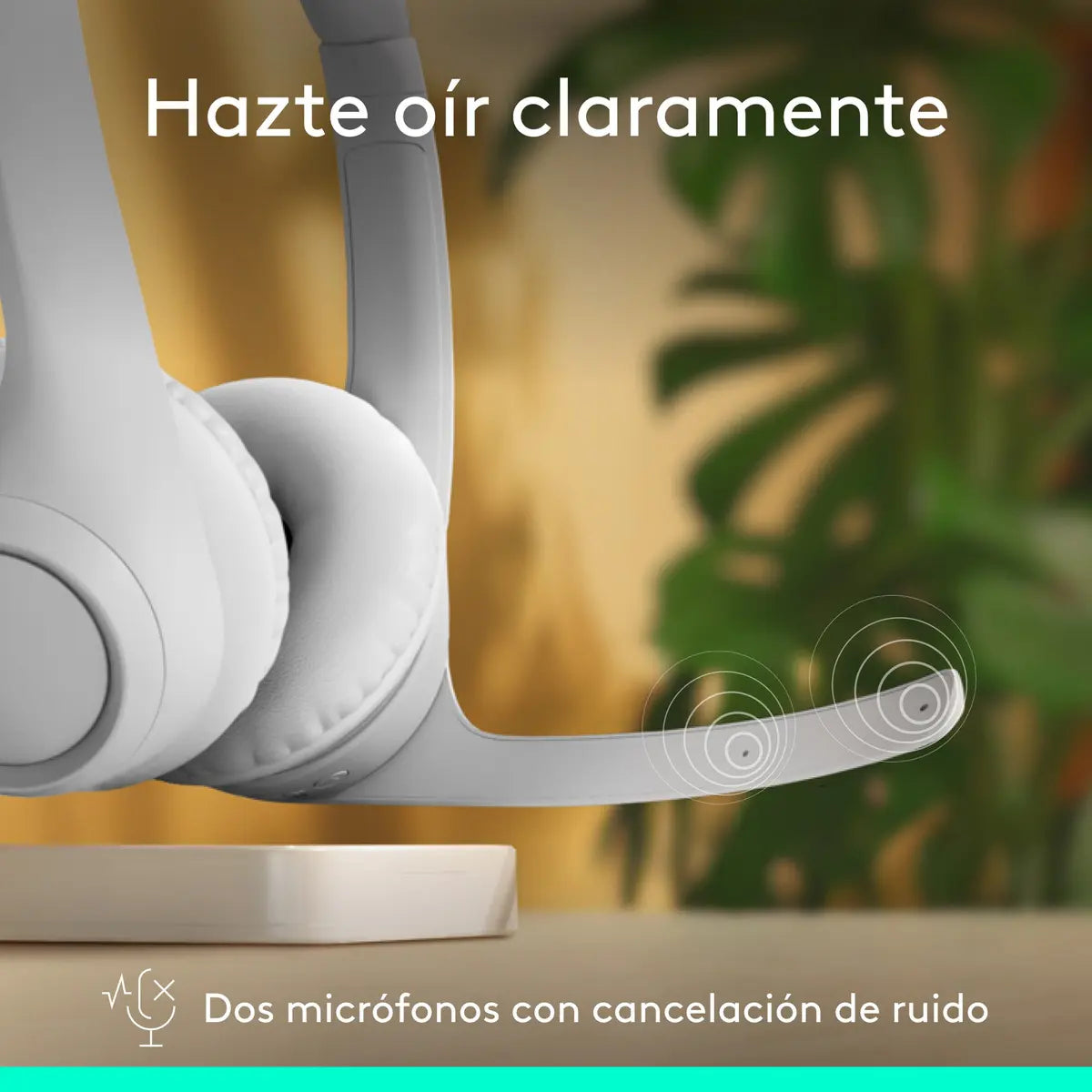 Audífonos Inalámbricos Logitech Zone 300 Blanco