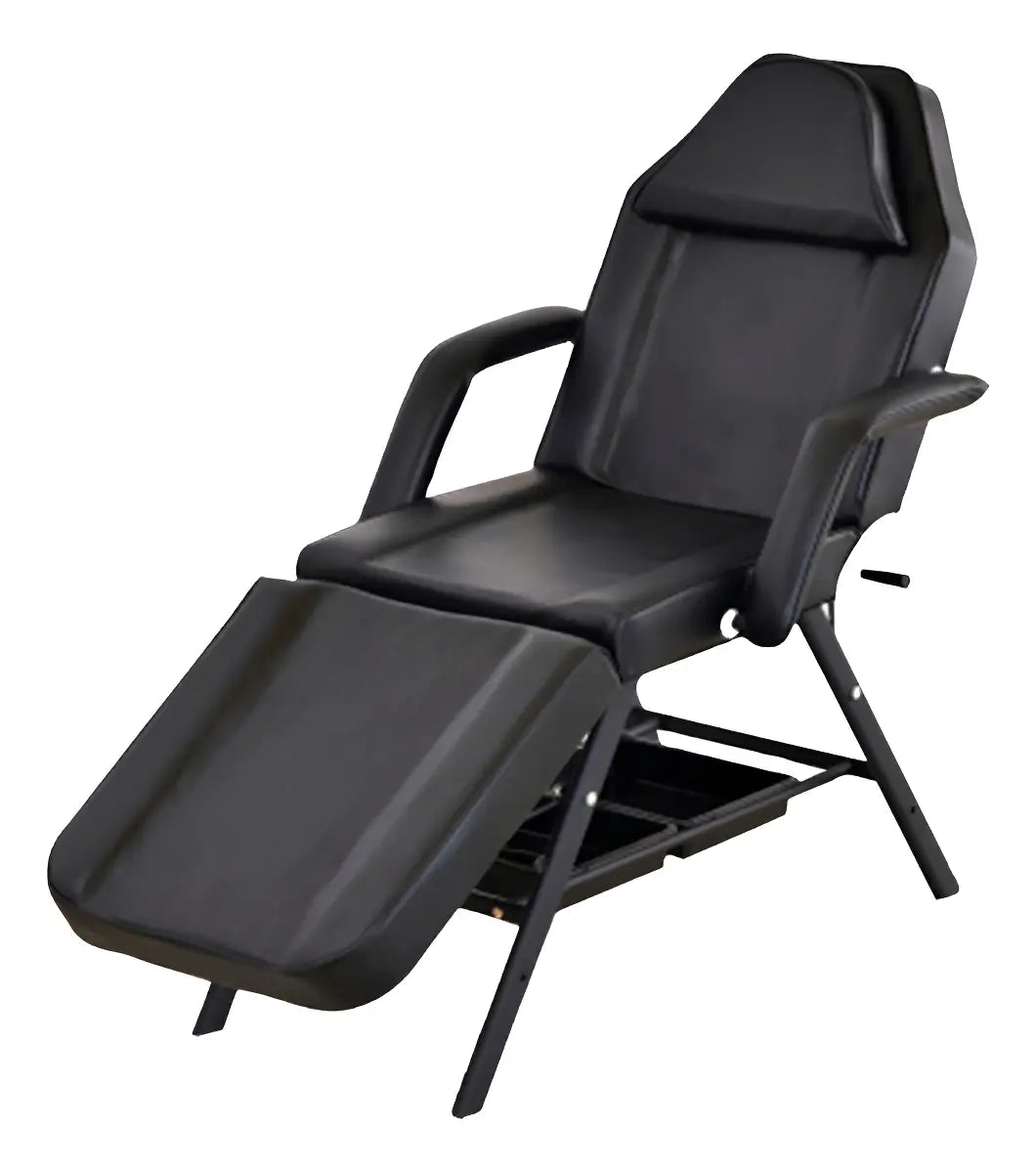 Sillón Camilla Reclinable Cosmetológico y para Tatuajes D4, Negro