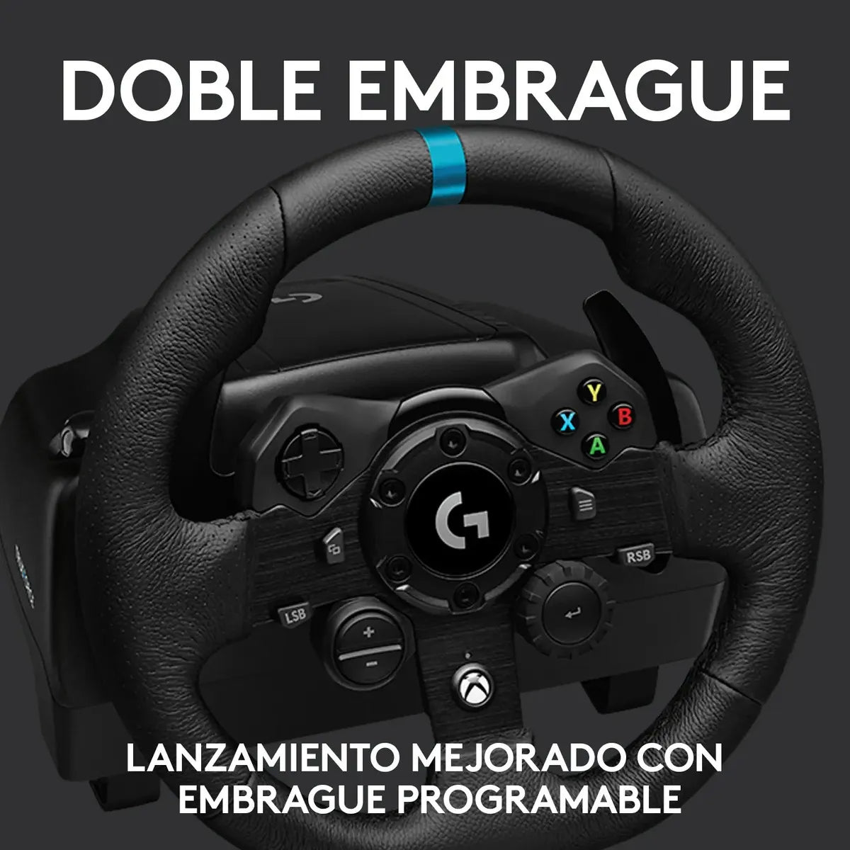 Volante de Carreras y Pedales Logitech G923 TrueForce