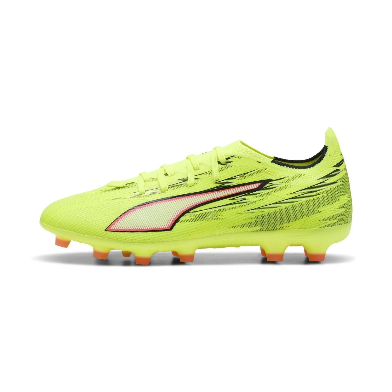 Zapatos de Fútbol Puma Ultra 6 Match FG/AG – Verde Fosforescente, Talla 40