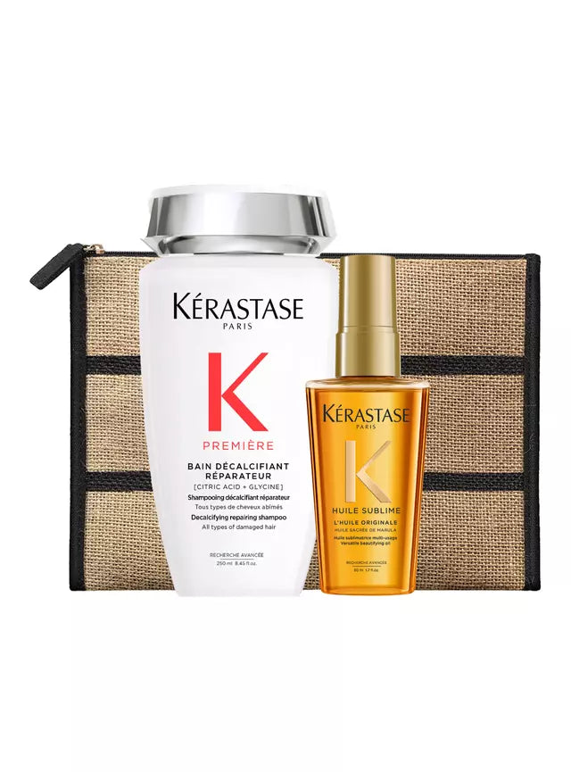Set Reparador Cabello Kerastase Premiere / Bain Reparador Y Aceite Icónico