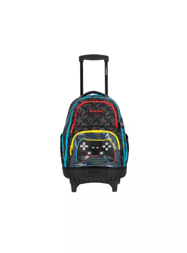 Mochila Con Ruedas Xtrem Cross 2.0 Trolley Gamer Negro