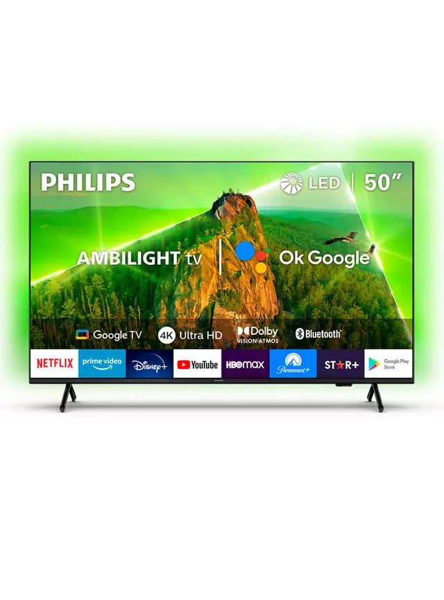 LED TV 4K UHD 50 Pulgadas Philips Ambilight 7908
