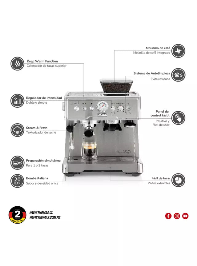 Cafetera Automática Thomas TH-170EMI