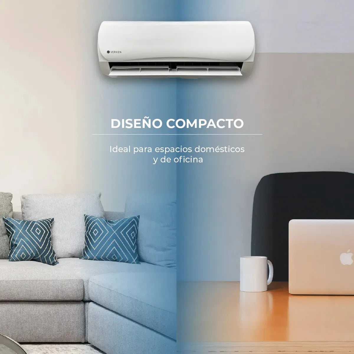 Aire Acondicionado Split Inverter 9000 BTU Verken Aeris Frío/Calor