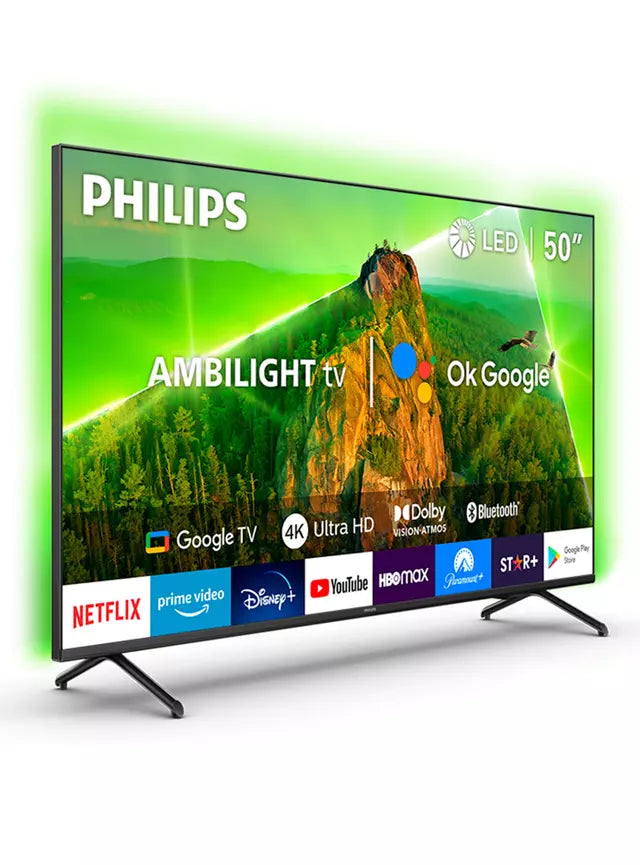 LED TV 4K UHD 50 Pulgadas Philips Ambilight 7908