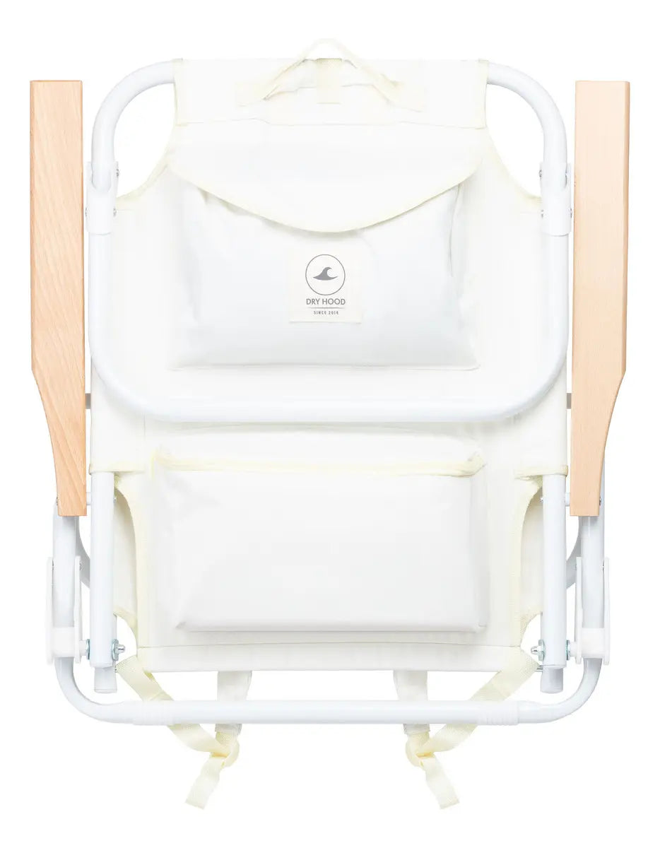 Silla de Playa Plegable Dryhood Traveler 6 Posiciones, Beige