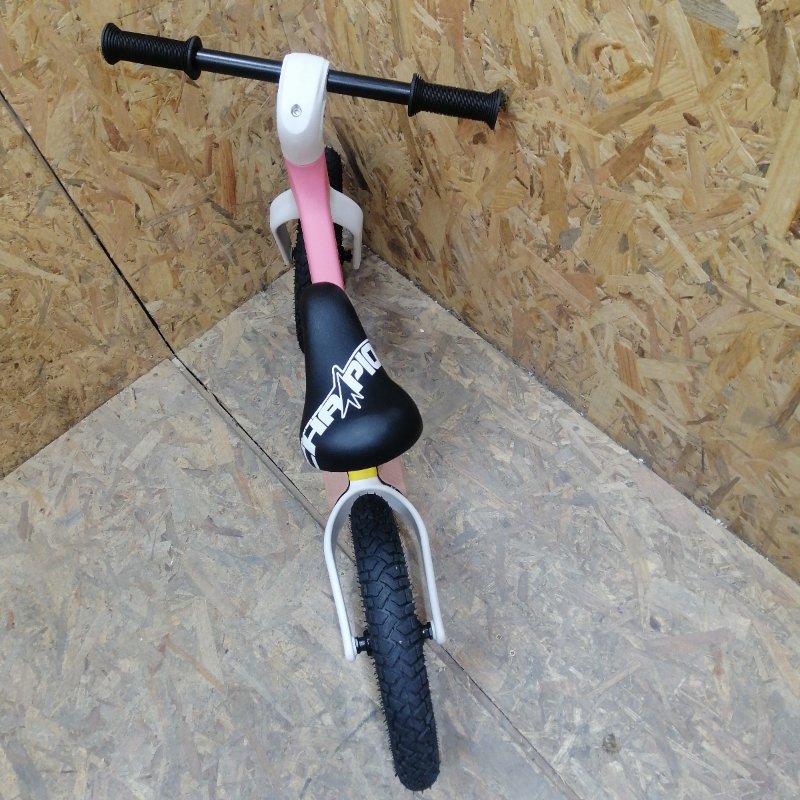 Bicicleta De Aprendizaje Bebesit Neo 7012 Blanco / Rosado