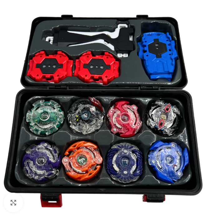 Pack Maleta Con 8 Beyblade Generico T-Pm-546823