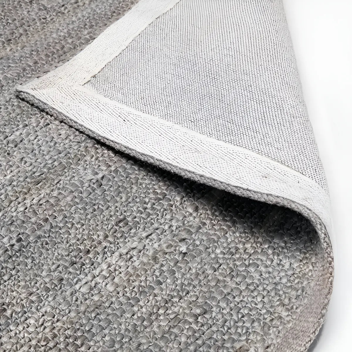 Alfombra Yute Sahara Form Design Gris Oscuro 200x300 cm
