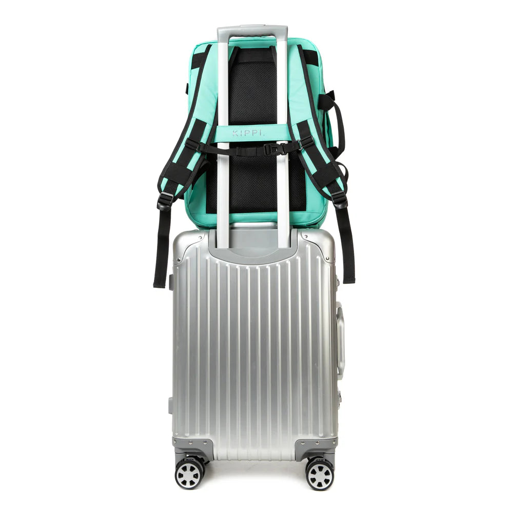 Mochila Travel  Aqua Kippi Repelente Al Agua Verde Agua 33 L
