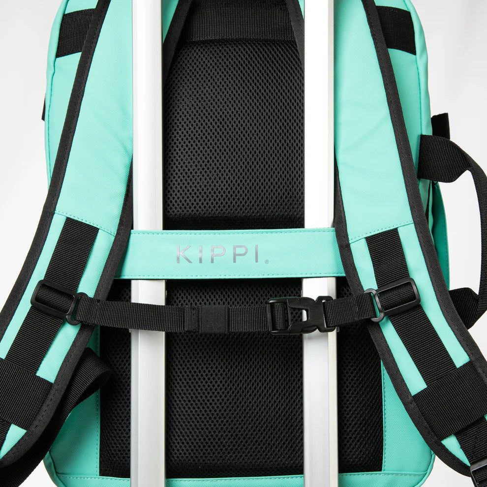 Mochila Travel  Aqua Kippi Repelente Al Agua Verde Agua 33 L