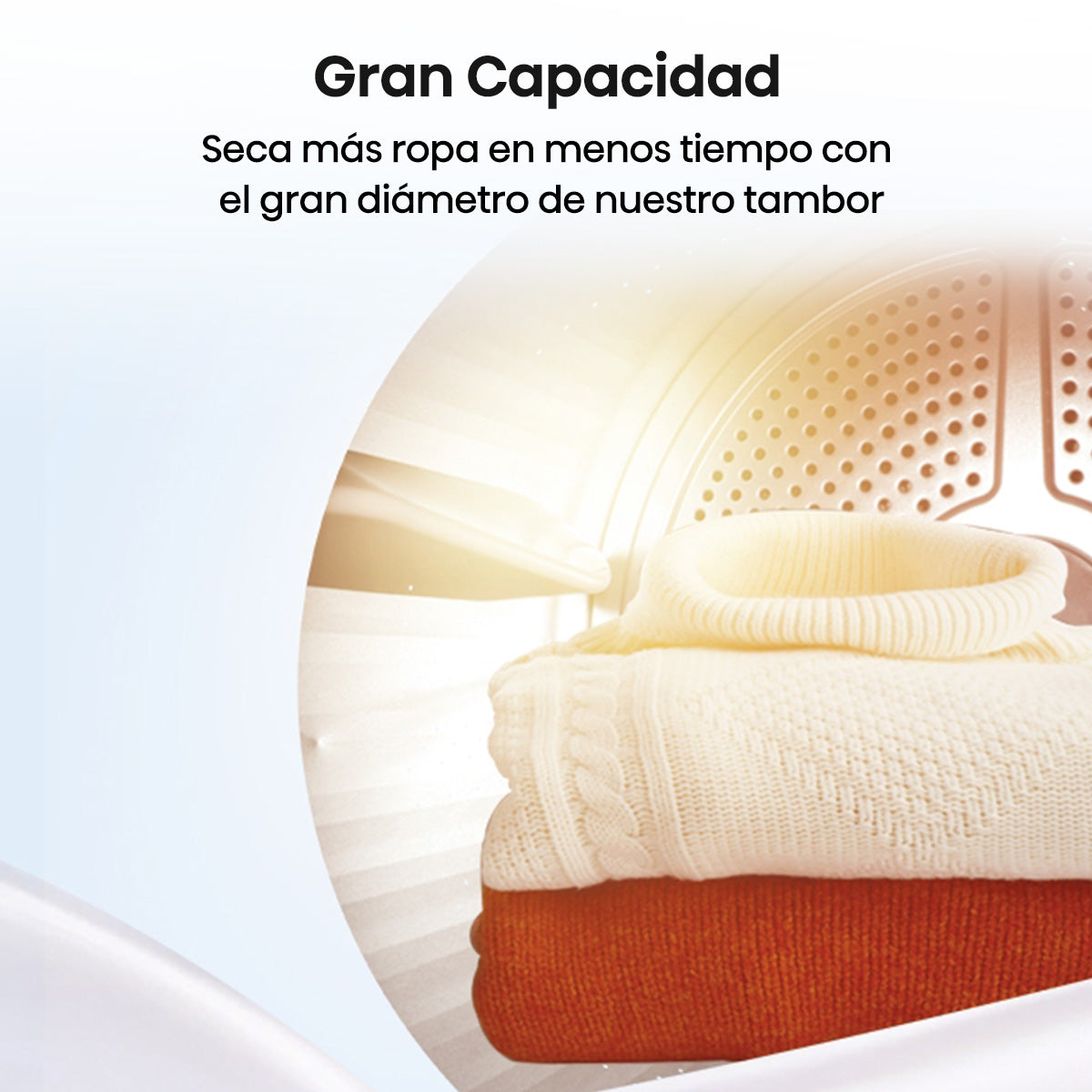 Secadora Hisense DV1W1001UW 10 kg, Blanco
